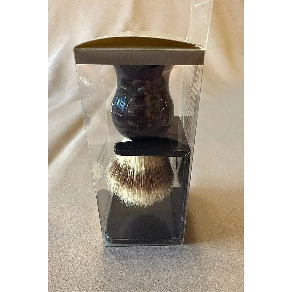 New BASS Men Shaving Brush Drip Stand Made in Germany Finest Quality 4